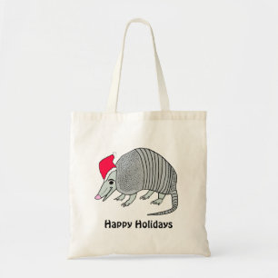 Tote Bag Tatou bonnes fêtes Fourre-tout de Père Noël