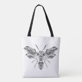 Tote Bag Tatouage 2 d'Abeille-Guêpe (Dos)