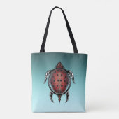 Tote Bag Tatouage de Fantasy Turtle (Dos)