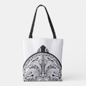 Tote Bag Tatouage de Tribal Turtle Shield (Dos)