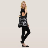 Tote Bag Tatouage Sphynx Maman Cadeau Chat (Sur le modèle)
