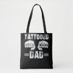 Tote Bag Tattooed Dad Love Mama<br><div class="desc">Tattooed Dad Love Mama. Tattoo Fathers Day.</div>