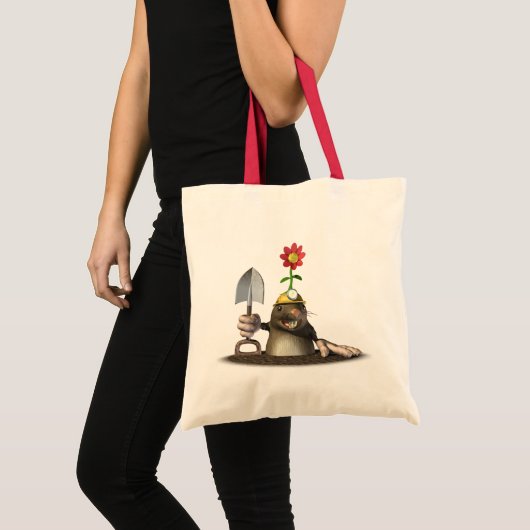Tote Bag Taupe dans un trou (Devant (produit))
