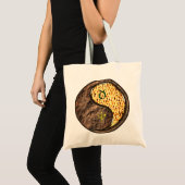 Tote Bag Taureau & Singe de Feu (Devant (produit))