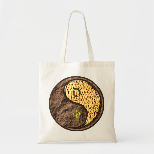 Tote Bag Taureau & Singe de Feu (Devant)