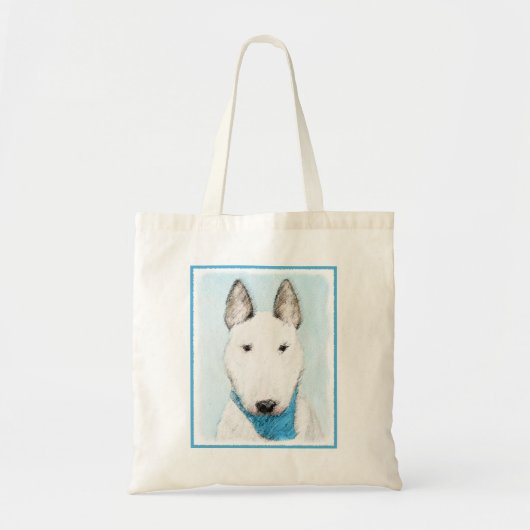 Tote Bag Taureau Terrier - Cute Original Chien Art (Devant)