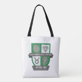Tote Bag Taurus Birthday Crest™ for April 20-30 (Dos)