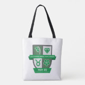 Tote Bag Taurus Birthday Crest™ for May 1-20 (Dos)