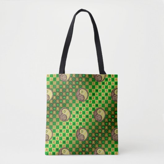 Tote Bag Taurus & Dragon métallique (Devant)