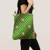 Tote Bag Taurus & Dragon métallique (De près)
