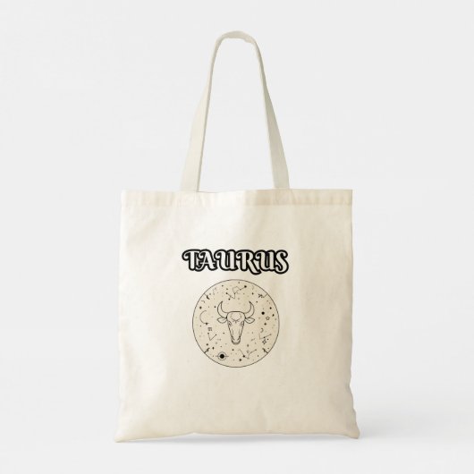 Tote Bag taurus zodiac (Dos)