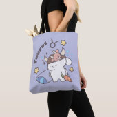 Tote Bag Taurus Zodiac Dreamer - Joli lapin dormant (De près)