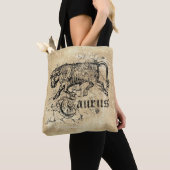 Tote Bag Taurus zodiaque vintage (De près)
