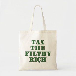 Tote Bag Taxer les riches pauvres
