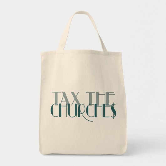 Tote Bag Taxes sur les Églises (Devant)