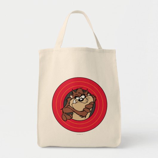Tote Bag TAZ™ à travers les cercles LOONEY TUNES™ (Devant)