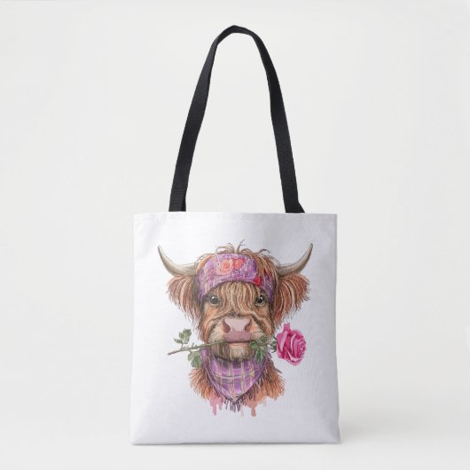Tote Bag TB01 Cowboy de la Saint-Valentin (Devant)