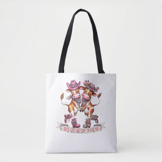 Tote Bag TB_04 Cowboy de la Saint-Valentin (Devant)