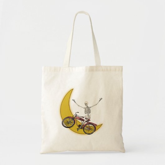 Tote Bag TBA Skeleton équitation Vélo (Devant)