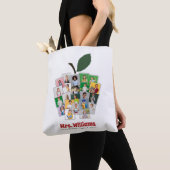 Tote Bag Teacher Apple Collage Cadeau de l'enseignant 22 Ph (De près)