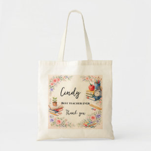 Tote Bag Teacher Thank You Gift   End of School Year