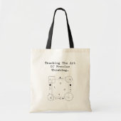 Tote Bag Teaching Art of Precise Thinking | Math Logic (Devant)