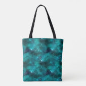 Tote Bag Teal Galaxy Series Design 8 (Dos)