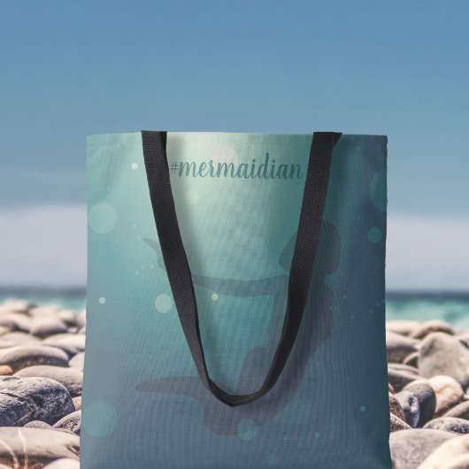 Tote Bag Teal Mermaid Tote