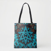 Tote Bag Teal Trix: (Devant)