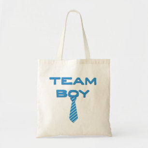 Tote Bag Team Boy Gender Reveal Fourre-tout