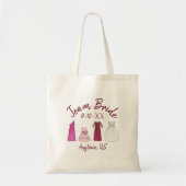 Tote Bag Team Bride Fête des mariées Bachelorette (Devant)