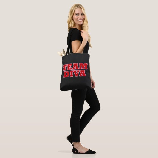 Tote Bag "Team Diva" (Sur le modèle)
