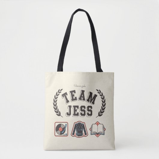 Tote Bag Team Jess Gilmore Girls Design (Devant)