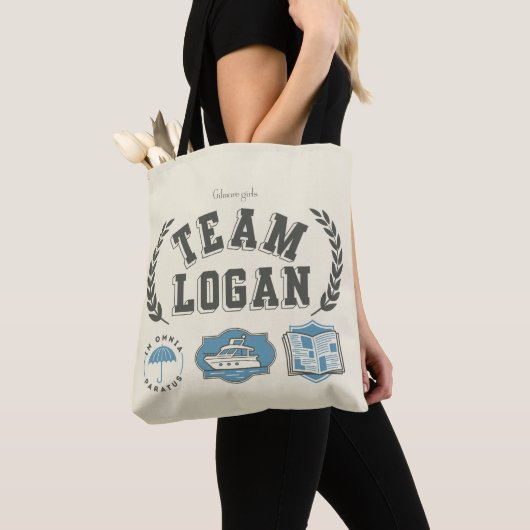 Tote Bag Team Logan Gilmore Girls Design (De près)