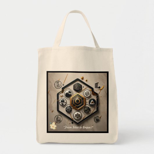 Tote Bag "Tech rencontre la vision artistique" (Devant)