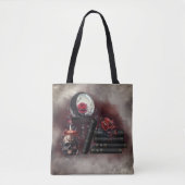 Tote Bag Técherie | Articles magiques Spellbooks et Crystal (Devant)