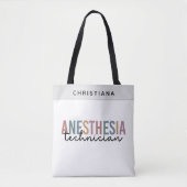 Tote Bag Technicien d'anesthésie personnalisée Technique d' (Devant)
