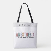 Tote Bag Technicien d'anesthésie personnalisée Technique d' (Dos)