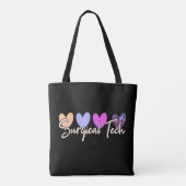 Tote Bag Technicien de chirurgie de Surg Scrub Tech Technic (Dos)