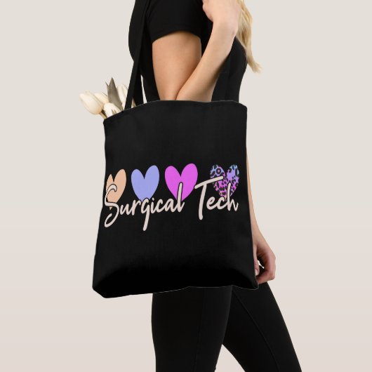 Tote Bag Technicien de chirurgie de Surg Scrub Tech Technic (De près)