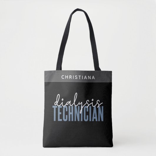 Tote Bag Technicien de dialyse personnalisé | Cadeaux techn (Devant)
