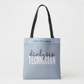 Tote Bag Technicien de dialyse personnalisé | Cadeaux techn (Devant)