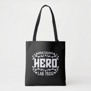 Tote Bag Technicien de laboratoire de Héros de la santé