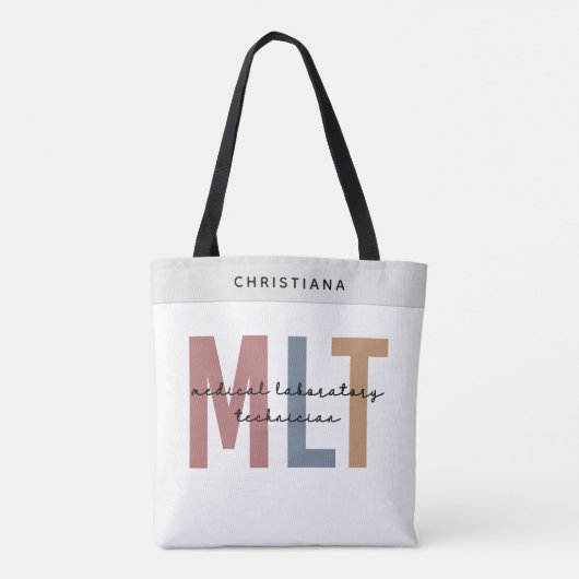 Tote Bag Technicien de laboratoire Médicale MLT personnalis (Dos)