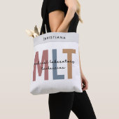 Tote Bag Technicien de laboratoire Médicale MLT personnalis (De près)