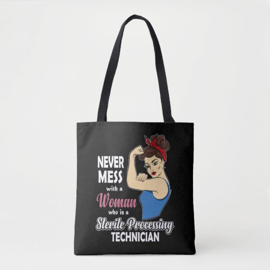 Tote Bag Technicien de traitement stérile Cadeau Femmes Aut (Devant)