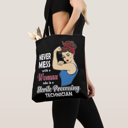 Tote Bag Technicien de traitement stérile Cadeau Femmes Aut (De près)