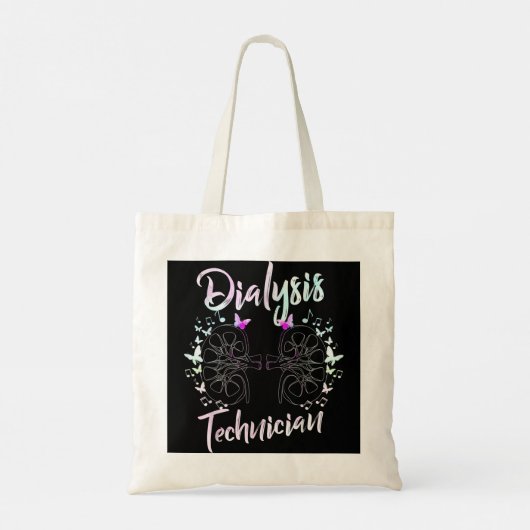 Tote Bag Technicien en dialyse Technologie de néphrologie a (Dos)