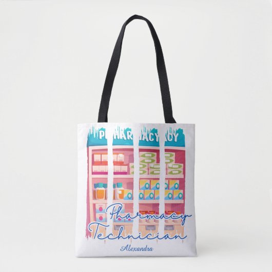 Tote Bag Technicien en pharmacie (Devant)