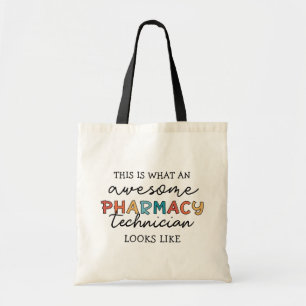 Tote Bag Technicien en pharmacie Awesome Technologie en pha